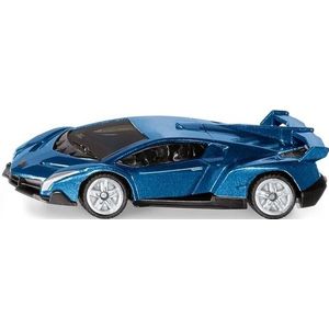 Metallic blauwe Siku Lamborghini Veneno speelgoedauto
