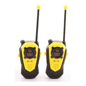 Gele walkie talkie speelset