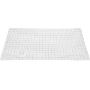 Excellent Houseware Badmat - antislip - ivoor wit - 69 x 39 cm - badkuipmat