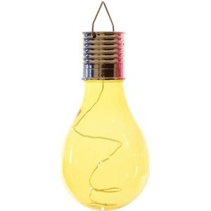 Lumineo Lampbolletje - LED - geel - solar verlichting - 14 cm - tuinverlichting