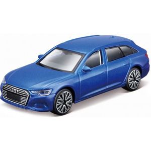Modelauto Audi A6 Avant Blauw Schaal 1:43/11 X 4 X 3 cm - Speelgoed Auto's