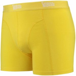 Stretch boxershort fel geel  Lemon and Soda voor heren