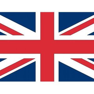 20x Stickertjes Engeland/Verenigd koninkrijk vlag 10 cm