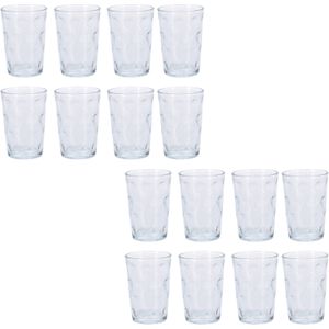 Excellent Houseware Luxe Drink Glazen - 16x Stuks - 200ml