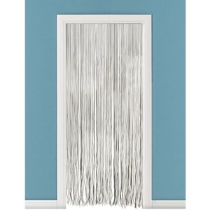 Vliegengordijn/Deurgordijn PVC Spaghetti Wit - 90 X 220 cm - Insectenwerende Vliegengordijnen