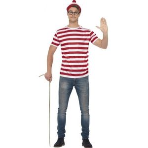 Waar is Waldo verkleedkleding voor heren