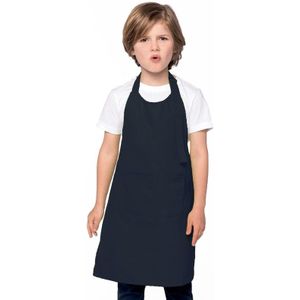 Basic keukenschort navy voor kinderen