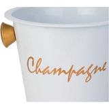 Cosy&Trendy - Champagne en Wijnfles Koeler - Wit/Oranje - RVS