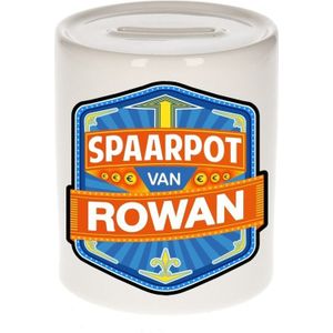 Vrolijke kinder spaarpot voor Rowan