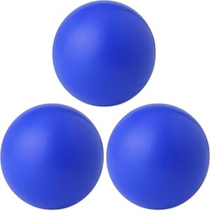 8x stuks blauwe stressballetjes van 6 cm
