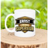 Bellatio Decorations Naam mok Ernst - superieur - 30cl - kado beker