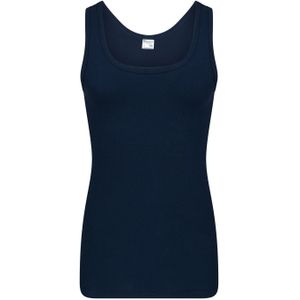 Beeren heren hemd/singlet navy blauw 100% katoen