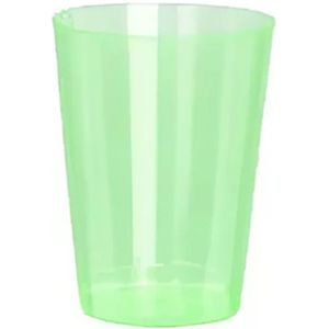 Excellent Houseware BekerÂ - 6x - groen - kunststof - 280ml