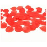Luxe rode rozenblaadjes met valentijnskaart A5