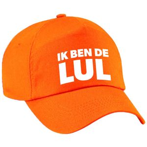 Bellatio Decorations Cadeau pet volwassenen - de lul - oranje - verjaardag - vrijgezellenfeest