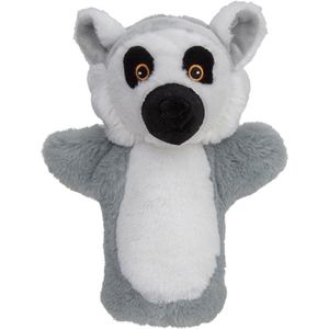 Pluche dieren handpop maki aap 22 cm - Apen knuffels