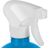 Juypal Plantenspuit/WaterverstuiverÂ - 2x - wit/blauw - 400 ml - kunststof - sprayflacon