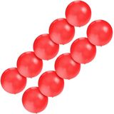 Set van 10x stuks groot formaat rode ballon met diameter 60 cm