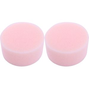 Schmink sponsjes - 2x - rond - roze