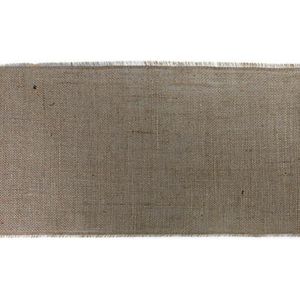 Chaks Jute tafelloper - 29 x 500 cm - grijs/beige - dicht gaas