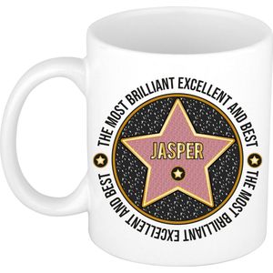 Bellatio Decorations Naam mok Jasper - most briljant - cadeau beker