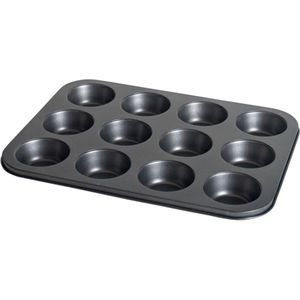 Muffins en cupcakes bakken bakvorm/bakblik 35 x 26 cm - voor 12x stuks