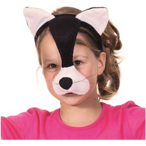 Pluche katten masker met geluid