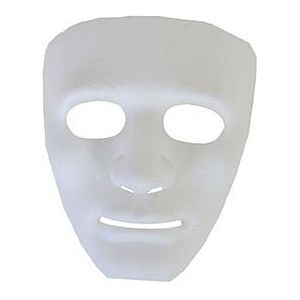 Wit gezichtsmasker spook