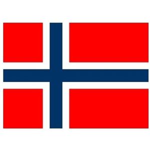 Vlag van Noorwegen mini formaat 60 x 90 cm