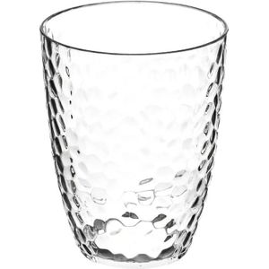 5Five Drinkglas Estiva - transparant - onbreekbaar kunststof - 380 ml