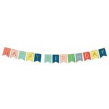 2x Happy Birthday feest slinger 175 cm