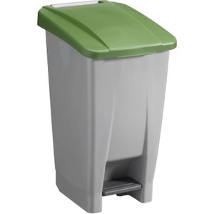 Sunware Afvalcontainer pedaalemmer - groen - 60 L - 49 x 38 x 70 cm
