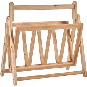 Lectuurbak/rek voor naast bank/stoel van hout 36,5 x 30 x 37,5 cm