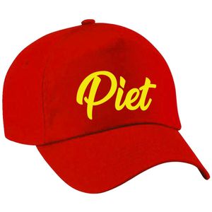 Pietjes verkleed pet rood voor kinderen - petten / baseball cap - Sinterklaas