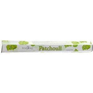 Stamford wierook stokjes patchouli geur - 20x stokjes