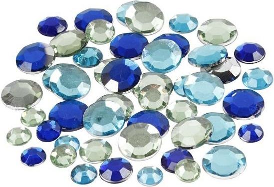 Goed opgeleid Aantrekkelijk zijn aantrekkelijk Intiem 360x Hobby materiaal ronde glitter steentjes blauw mix (kantoor) | € 5 bij  Fun-en-feest.nl | beslist.nl