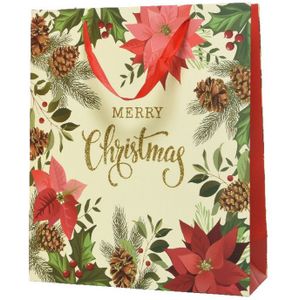 Grote kerst cadeautas/tas voor kerstcadeautjes Merry Christmas 72 cm
