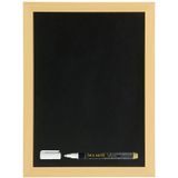 Zwart krijtbord/schoolbord met 1 stift 40 x 60 cm