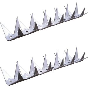 5x stuks metalen anti inbraak strips met punten 1 meter