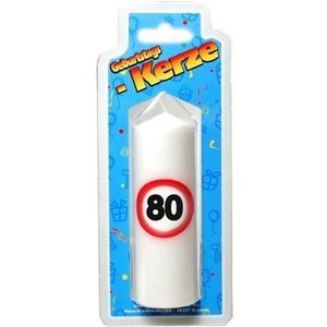 Kaarsje 80 jaar