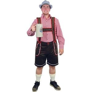 Bruine bierfeest/oktoberfest broek verkleedkleding voor heren