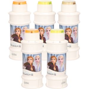 10x Disney Frozen 2 bellenblaas flesjes met bal spelletje in dop 175 ml voor kinderen