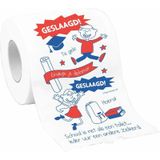 Toiletrol/wc-papier rol geslaagd cadeau feestversiering/decoratie