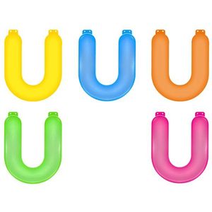 Opblaasbare gekleurde letter U