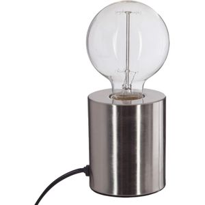 Atmosphera Tafellamp Saba - metaal - zilver - H10 cm - Leeslampje - Designlamp