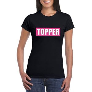 Topper t-shirt zwart dames