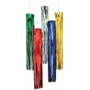 Disco/Seventies versieringen plafond hangers rood