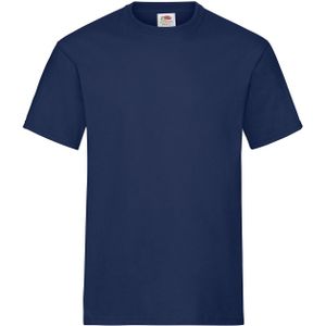 3-Pack Maat XL - Donkerblauwe/navy t-shirts met ronde hals 195 gr voor heren