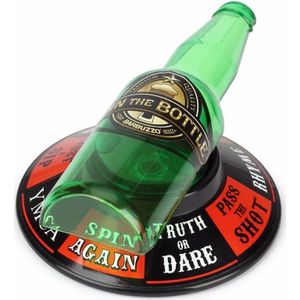 Spin the bottle drankspel/drinkspel feestartikelen