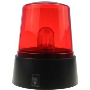 Zwaailamp met rood LEDlicht 11 cm